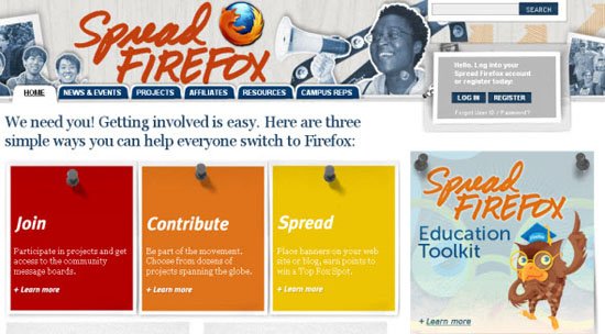 Firefox传播