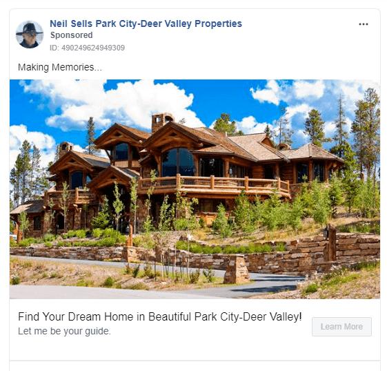 梦想家园房地产Facebook广告