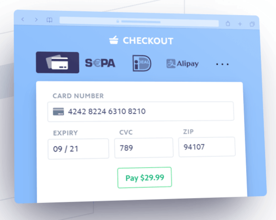 Payment system example