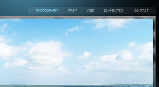 Full Photoshop Website Design - screen shot.
