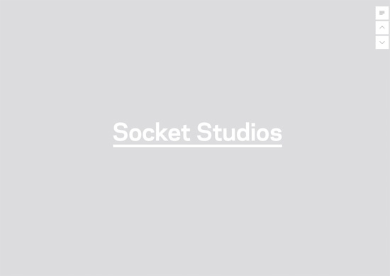 极简作品集网站设计示例:Socket Studios