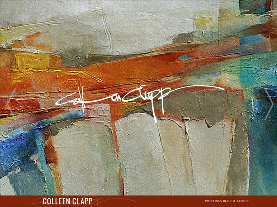 纹理网站设计的例子:Colleen Clapp＂width=