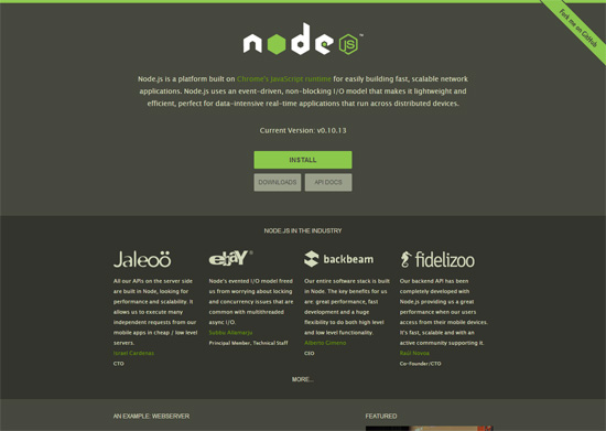 node . js的主页