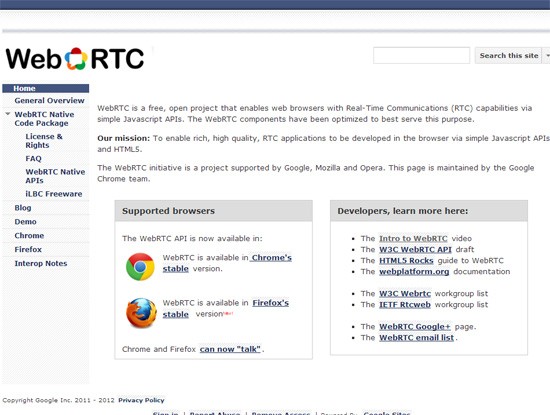 WebRTC的网站