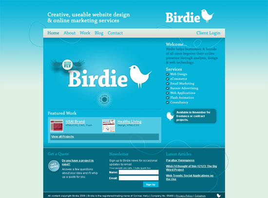 Birdie - screen shot.
