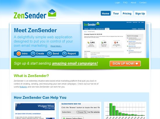 ZenSender - screen shot.
