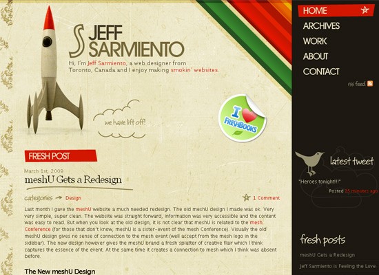 Jeffery Sarmiento -屏幕截图。