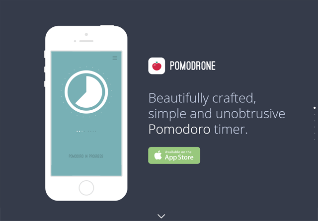 应用程序网站:Pomodrone