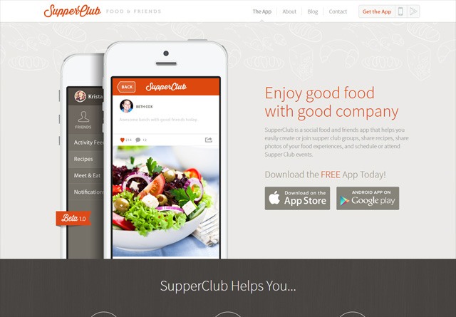 App网站:Supper Club App