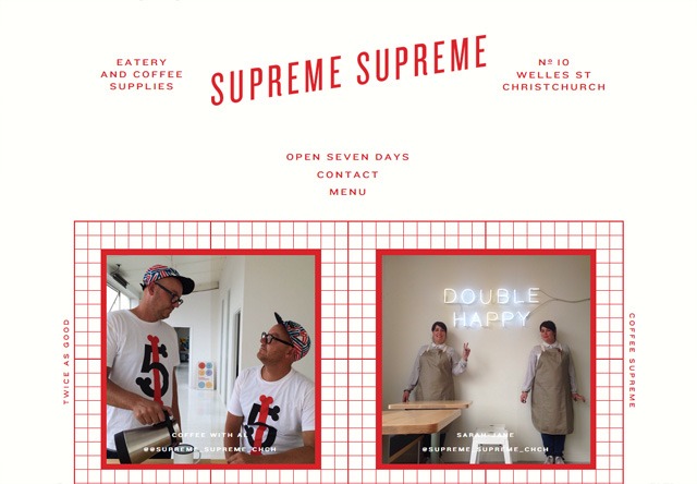 餐厅网站图片:Supreme Supreme