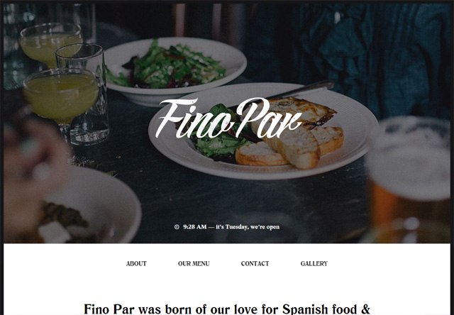 餐厅网站图片:Fino Par