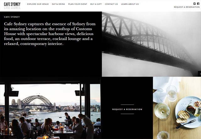 餐厅网站图片:悉尼咖啡馆