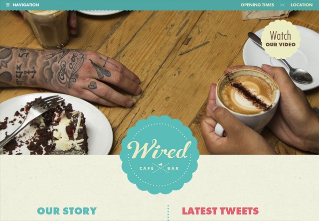 餐厅网站的图片:Wired