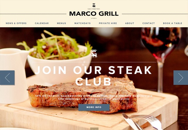 餐厅网站的图片:Marco Grill