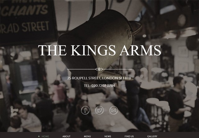 餐厅网站图片:The Kings Arms