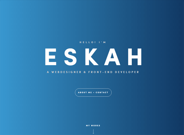 单页网站:Eskah
