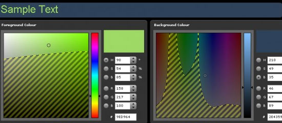 色彩对比可视化器
