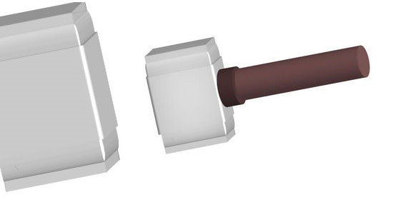 3D锤子使用Illustrator预览。