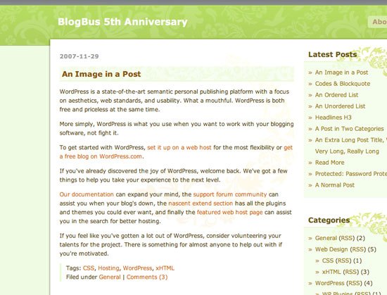 Blogbus-屏幕截图。