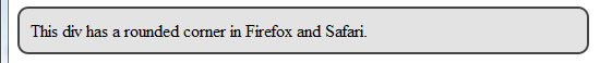 Firefox 3.5.5中的圆角