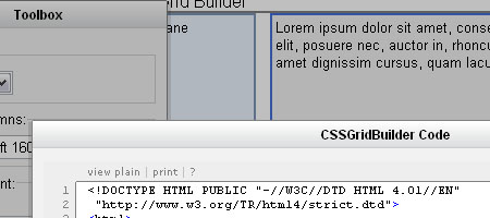 CSS Grid Builder -截图