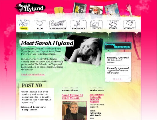 Sarah Hyland -屏幕截图。
