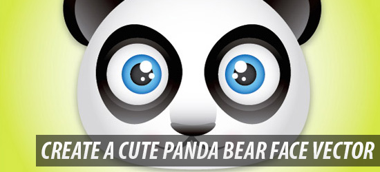 创建一个可爱的熊猫脸图标