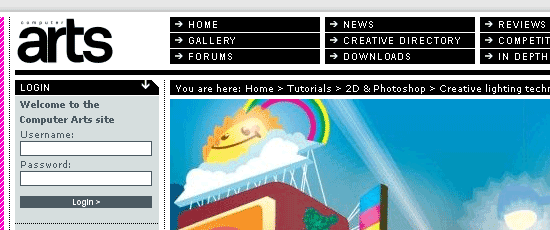 计算机艺术-教程-屏幕截图。