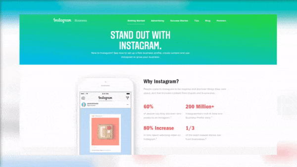 Instagram统计数据——2亿用户浏览商业页面