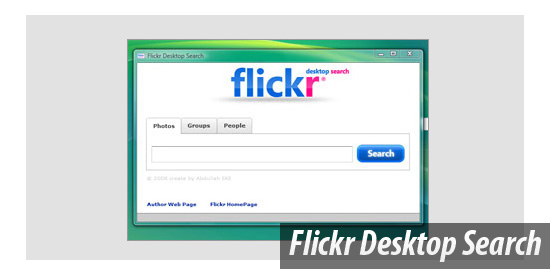 Flickr桌面搜索