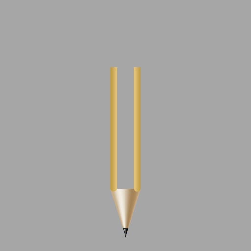 画铅笔的笔杆