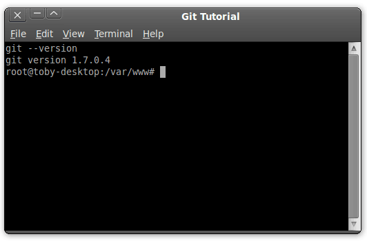 测试Git安装