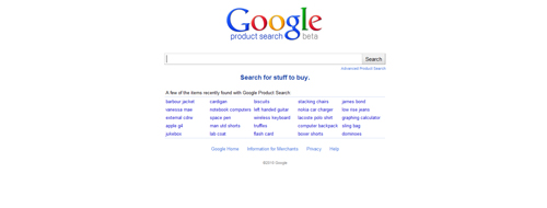 谷歌产品搜索