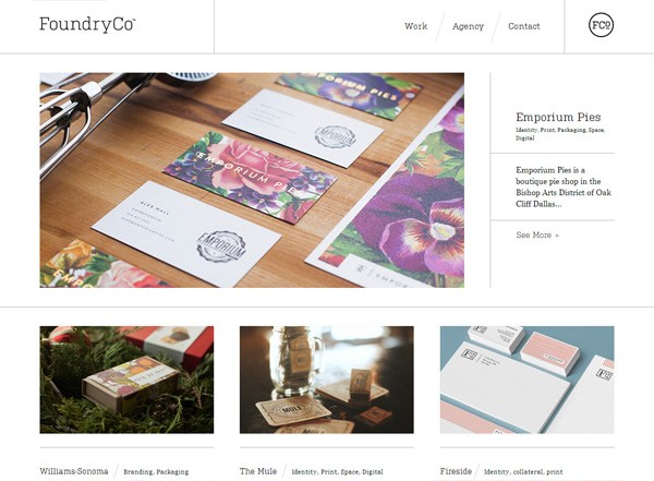 极简网站设计灵感:Foundry Collective