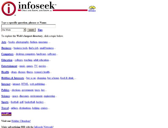 Infoseek(现在的Go.com)