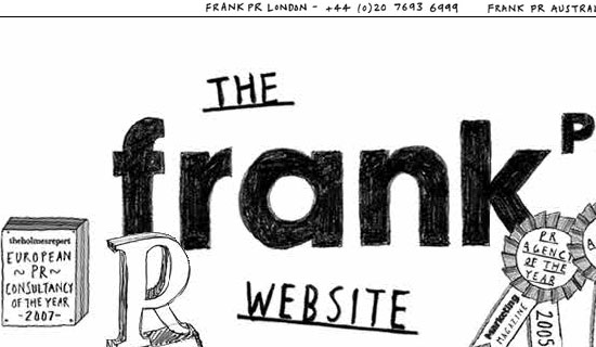 弗兰克公关-屏幕截图。