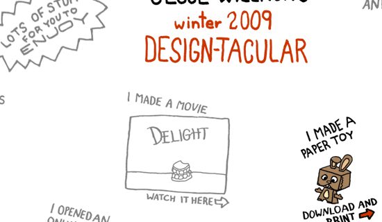 杰西·威尔蒙2009年冬季设计-屏幕截图/