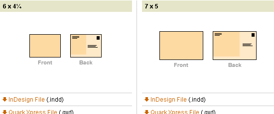 设计师工具箱:明信片大小-屏幕截图。