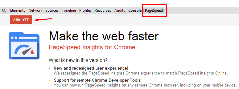 PageSpeed Insights Chrome扩展