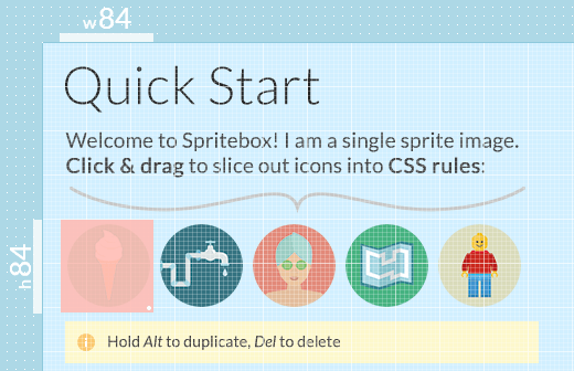 Spritebox - CSS Sprites