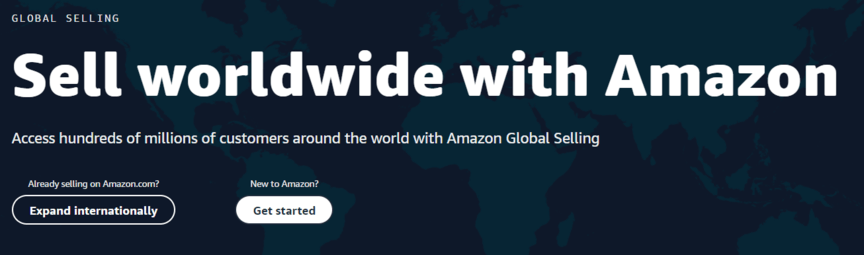 亚马逊全球销售网页