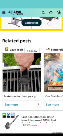 Amazon Posts例子:Cave Tools