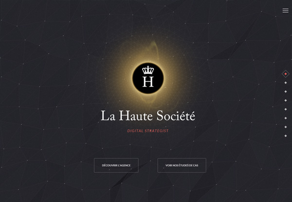 暗网设计的例子:La Haute Société