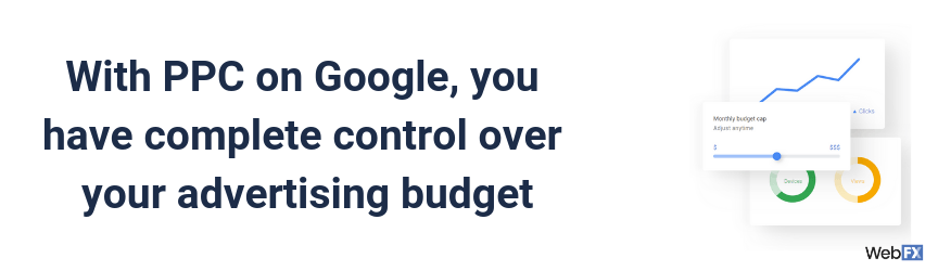 通过谷歌上的PPC，您可以完全控制您的广告预算