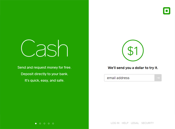 绿色网站Square Cash的截图