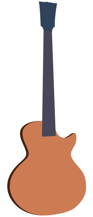 画出吉他的脖子
