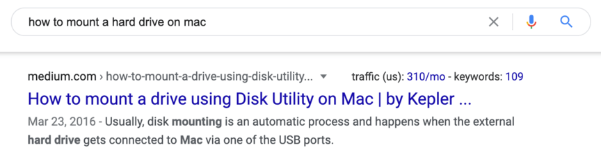 谷歌search:如何挂载硬盘