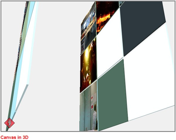 HTML5 canvas演示/示例/实验:3D canvas