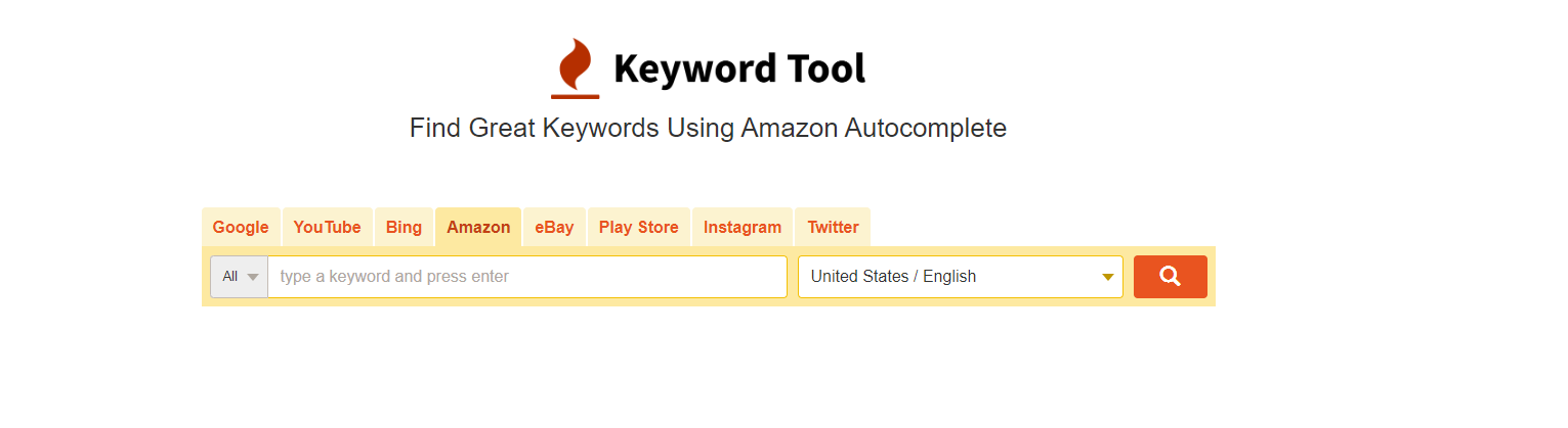 Keywordtool.iofor Amazon keywords
