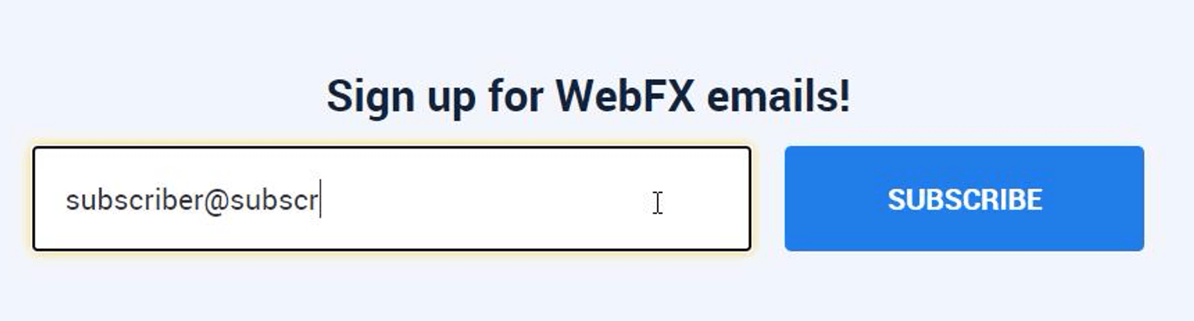 WebFX电子邮件表单